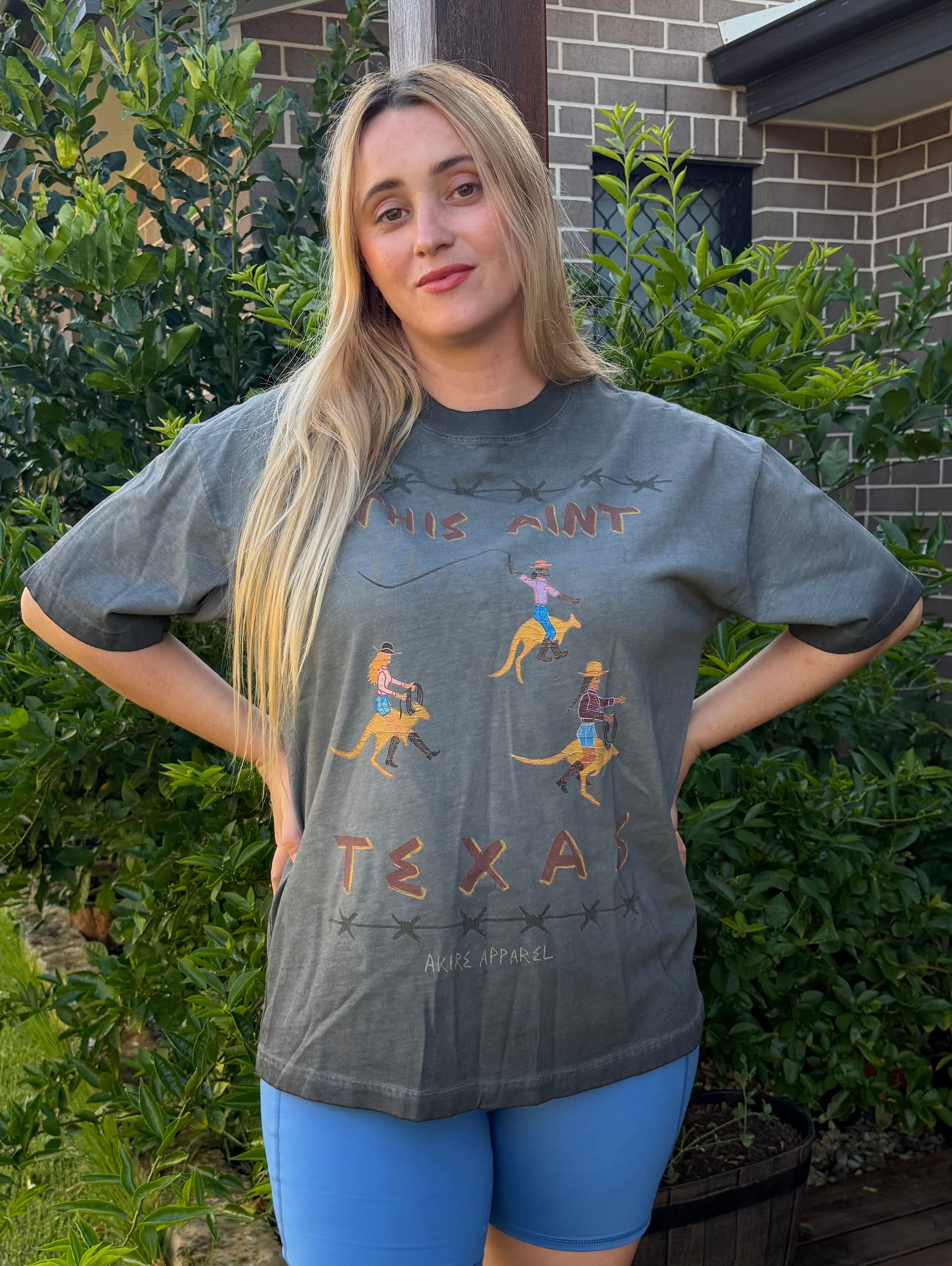 This Ain’t Texas - Reverse Dyed/Oversized