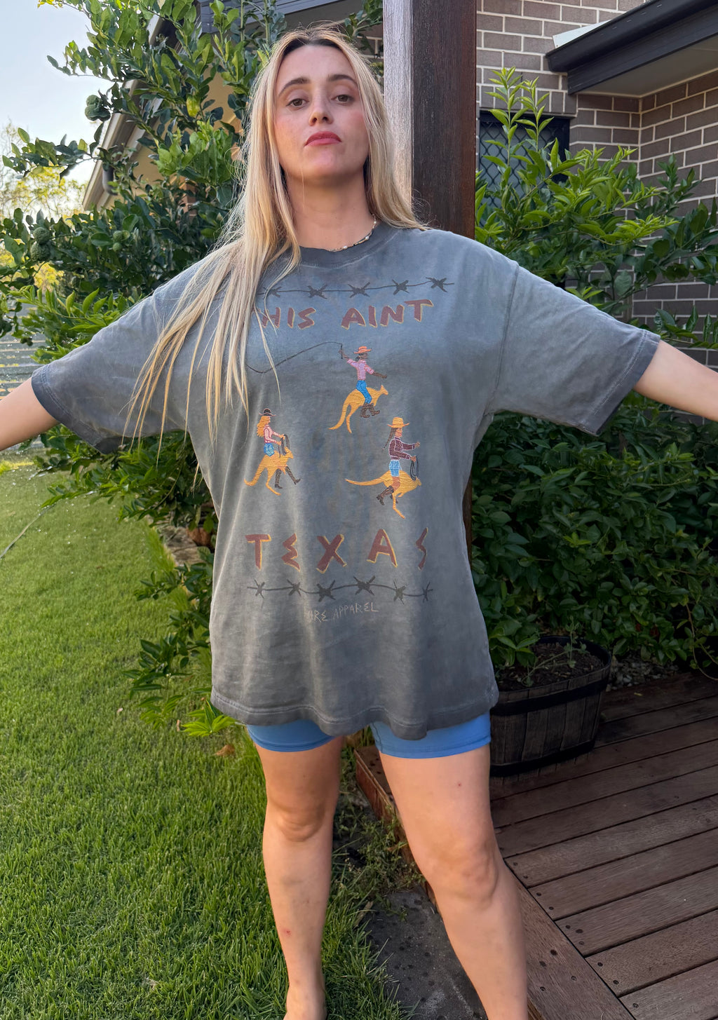 This Ain’t Texas - Reverse Dyed/Oversized