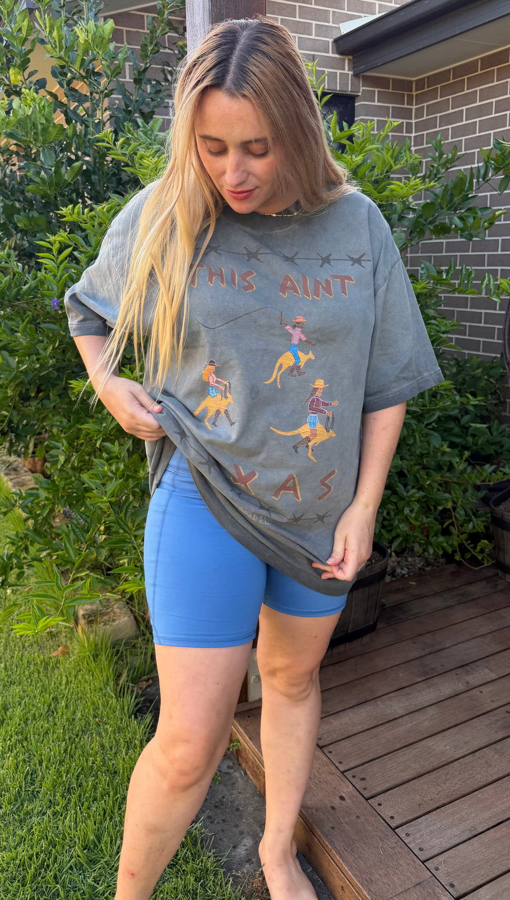 This Ain’t Texas - Reverse Dyed/Oversized