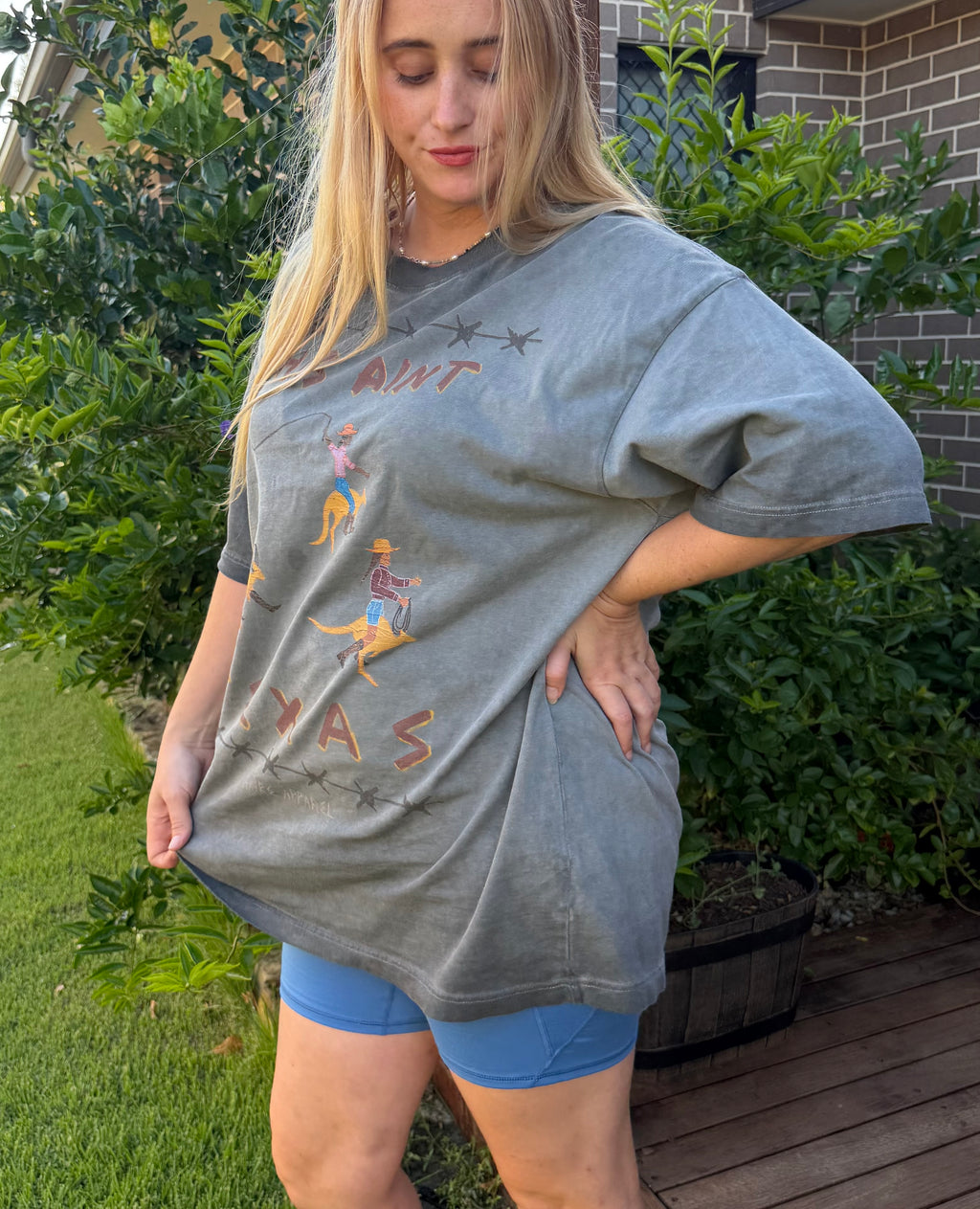 This Ain’t Texas - Reverse Dyed/Oversized