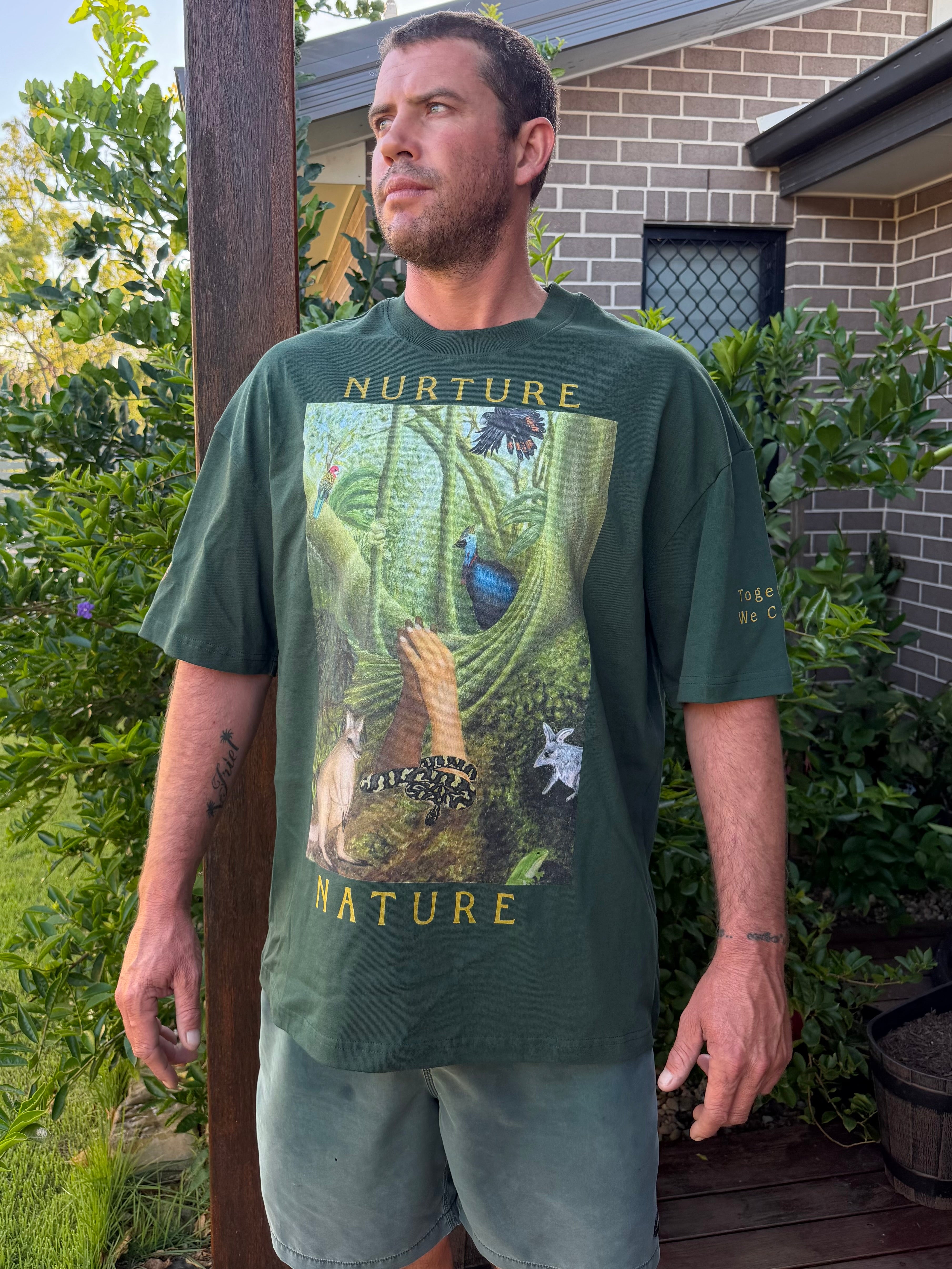 Nurture Nature - Sleeve Print/Thick