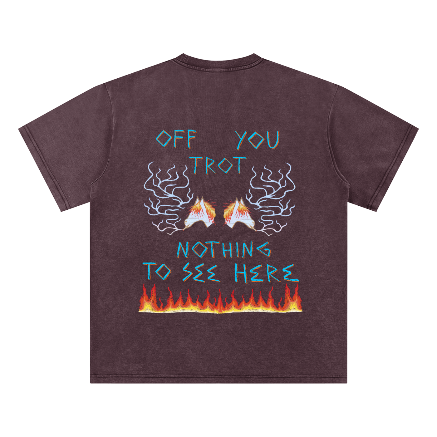 Get Off Your High Horse - Bamboo Slub/Snow Wash