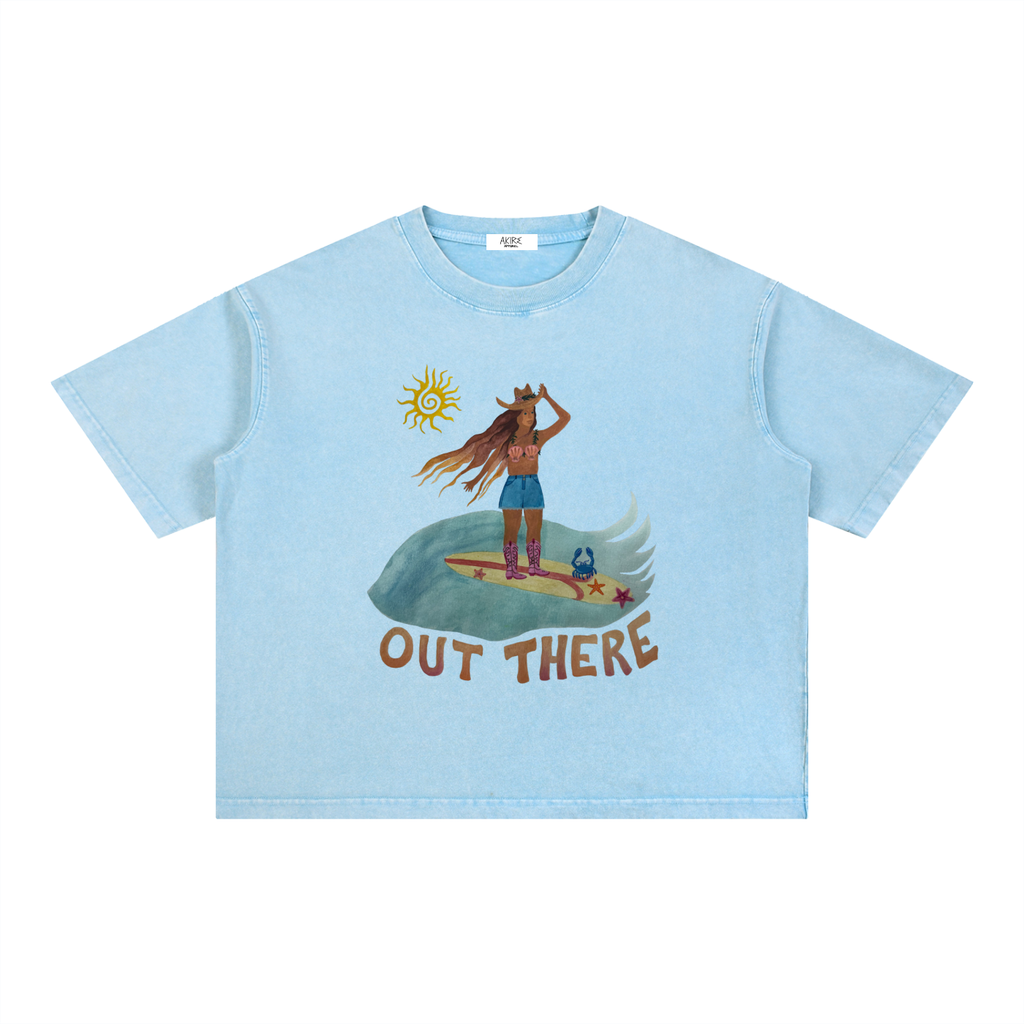 OUT THERE - Mineral Wash Boxy Thick