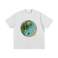 STILLNESS & FLOW - Heavyweight Vintage Wash Frayed