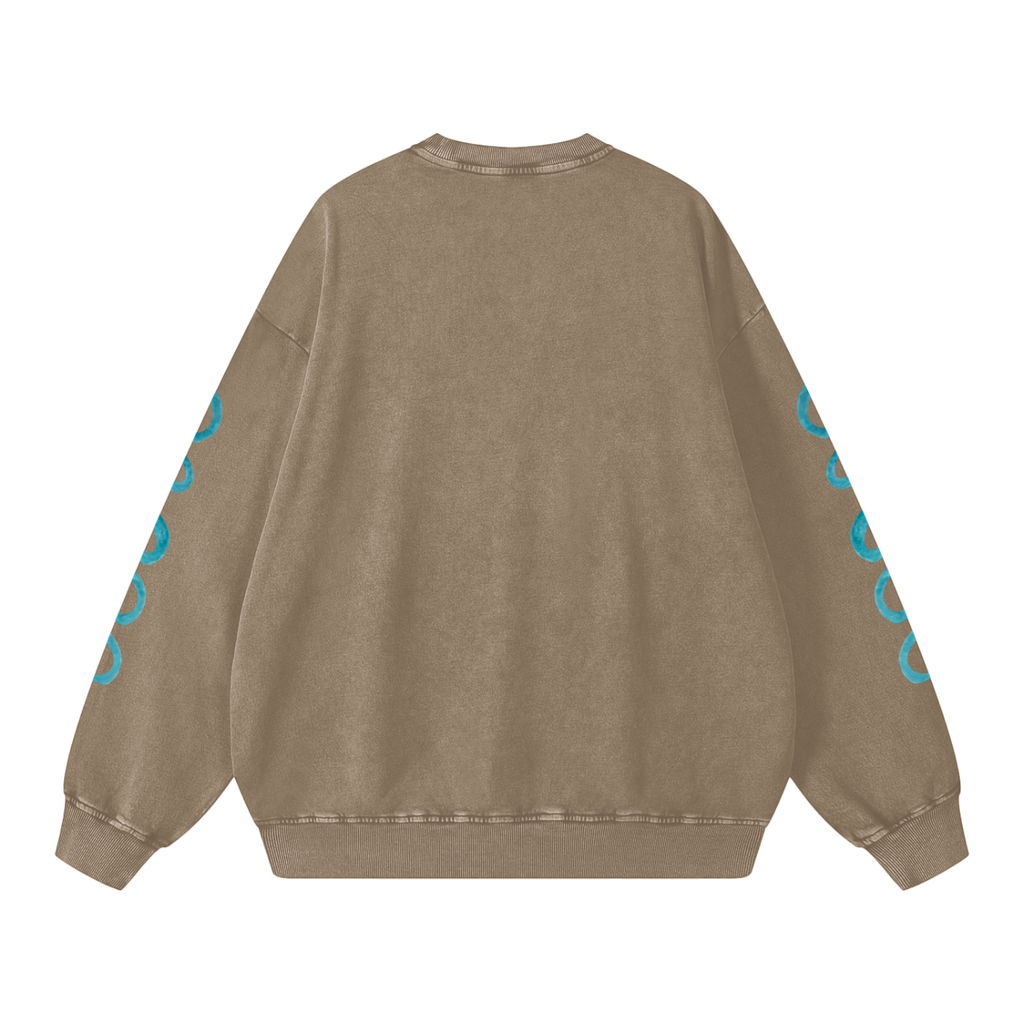 MER - Heavyweight Loose Vintage Wash Sleeve Print