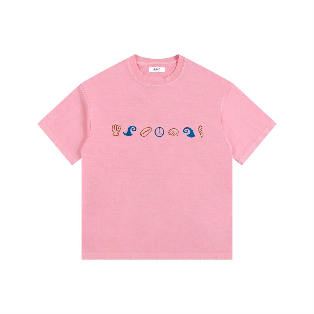 SHELL POEM - Vintage Wash Relaxed Drop Shoulder