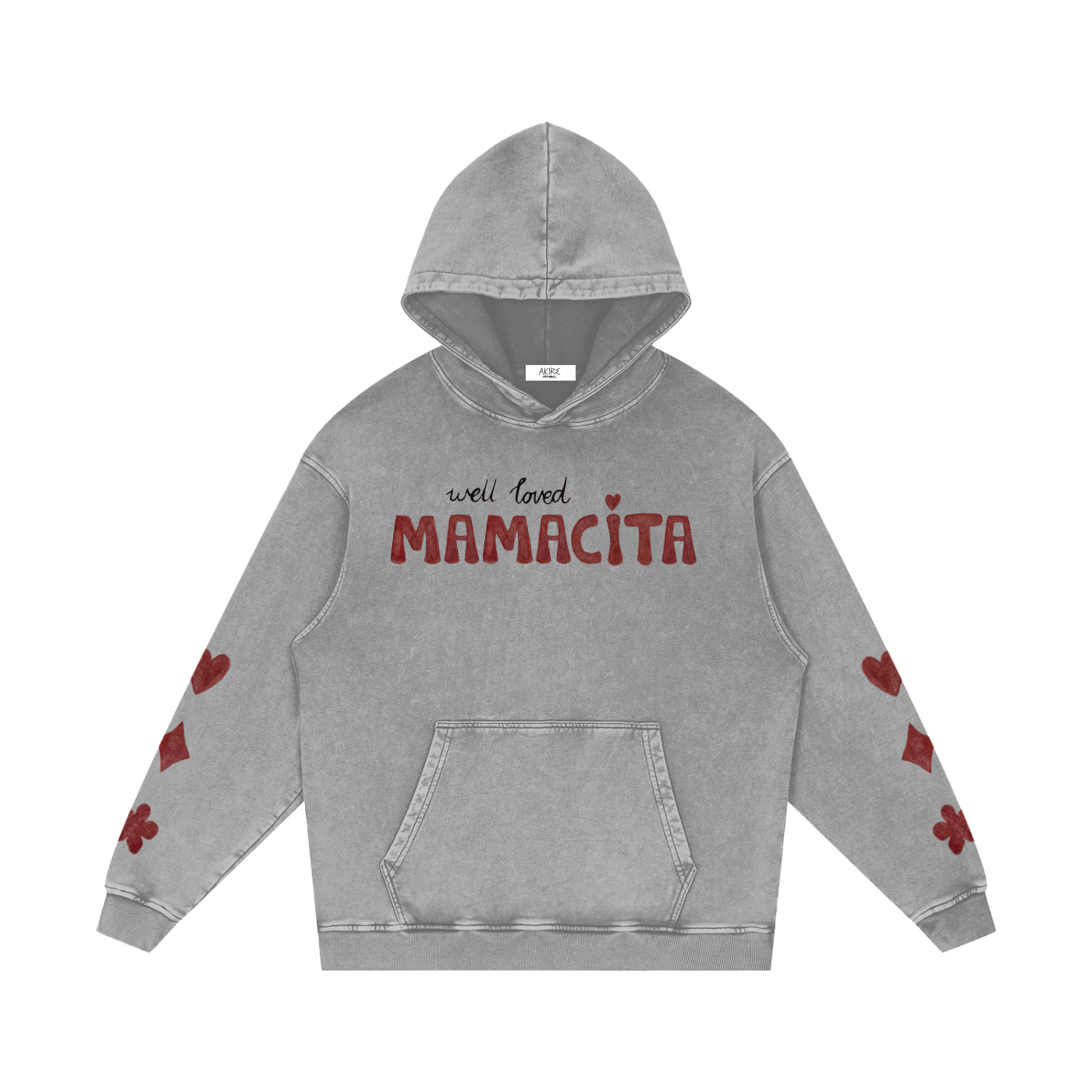 Mamacita - Loose Hoodie/Snow Washed