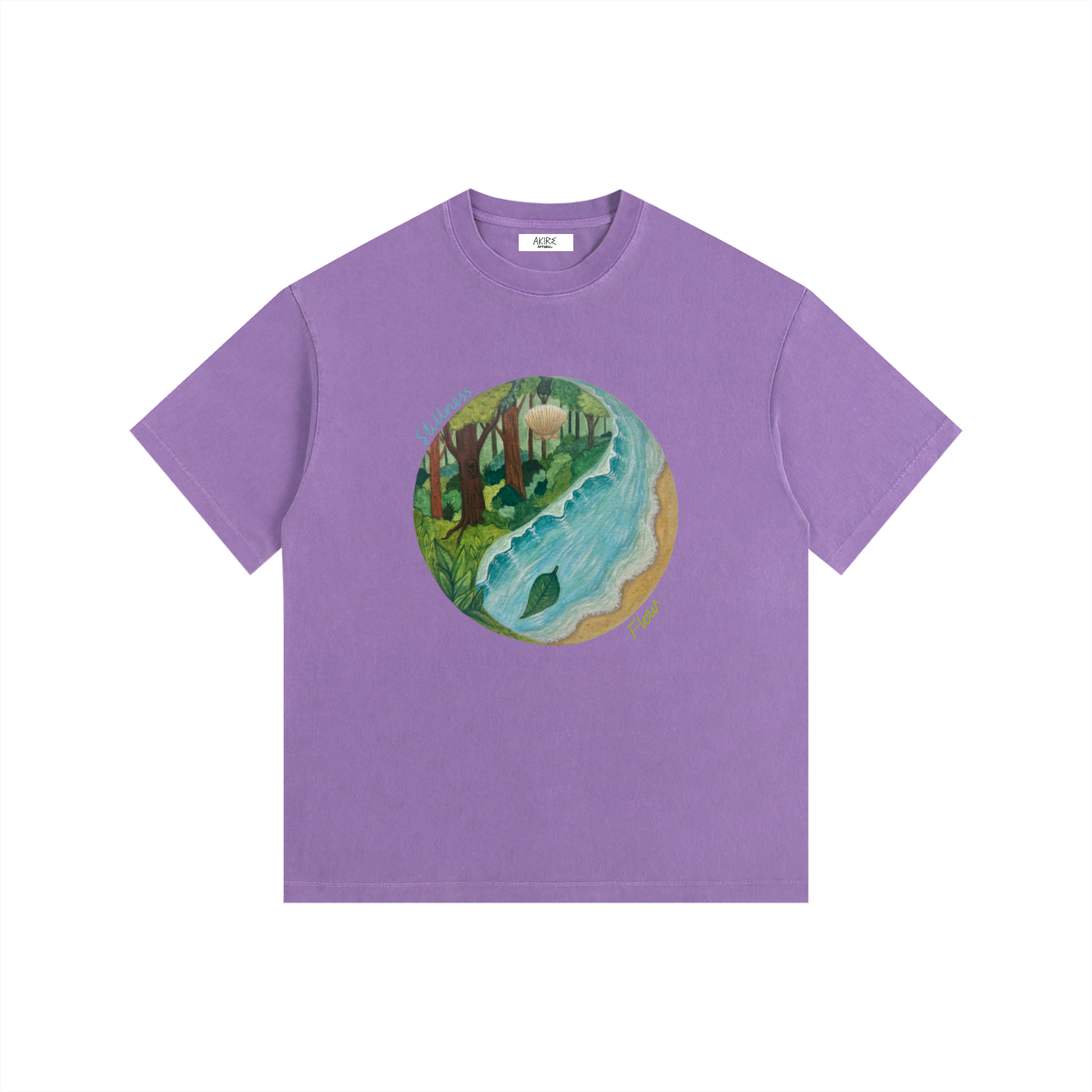 STILLNESS & FLOW - Vintage Wash Relaxed Drop Shoulder