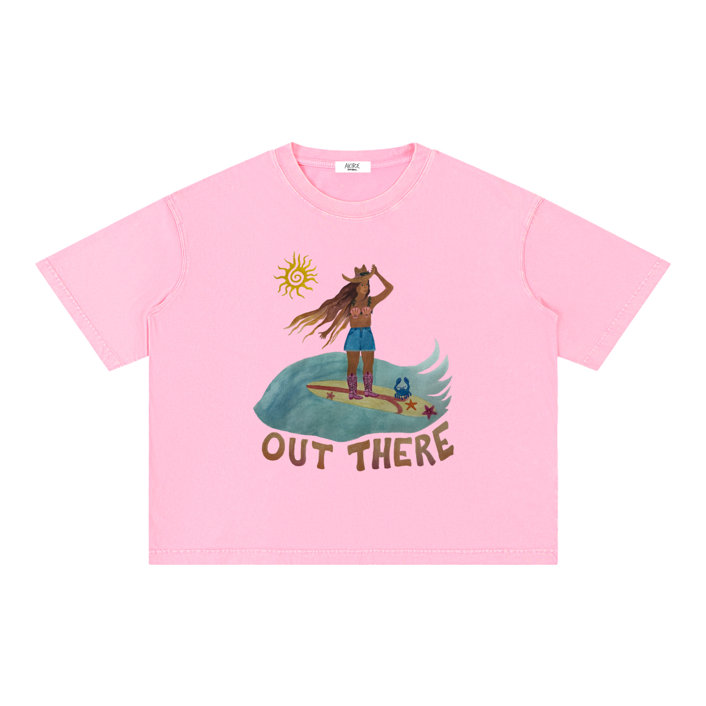 OUT THERE - Mineral Wash Boxy Thick
