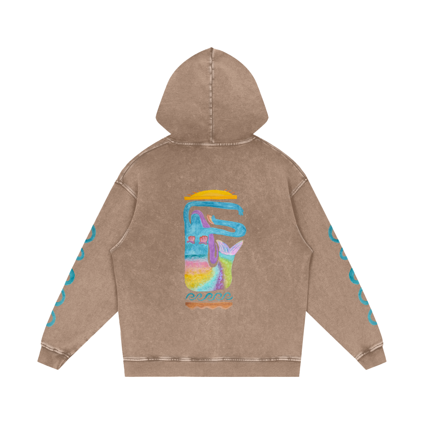 MER - Heavyweight Snow Washed Loose Hoodie