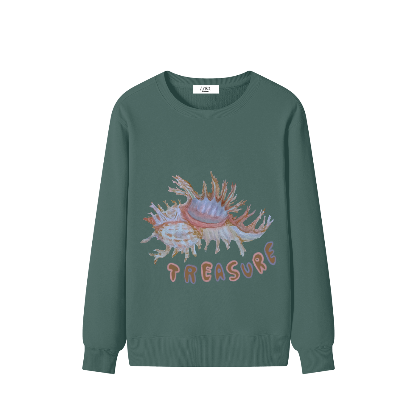 TREASURE - Classic Fitted Thick Sweatshirt