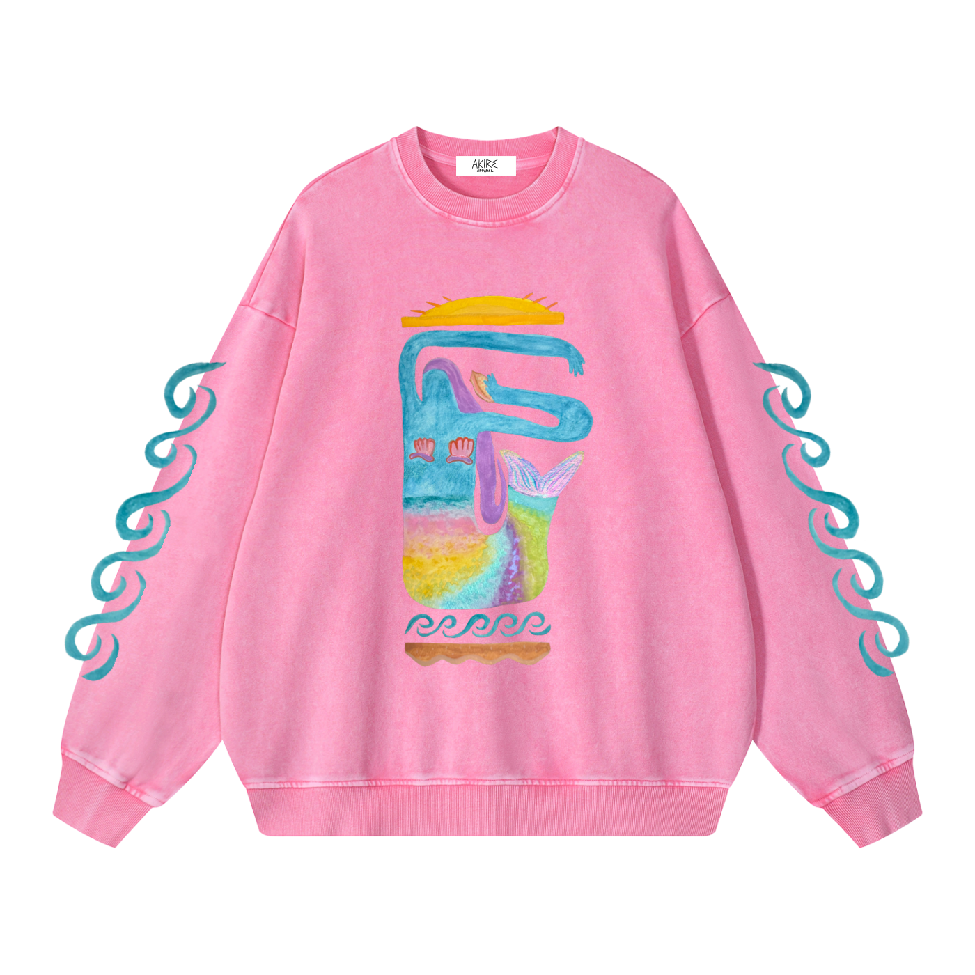 MER - Heavyweight Loose Vintage Wash Sleeve Print
