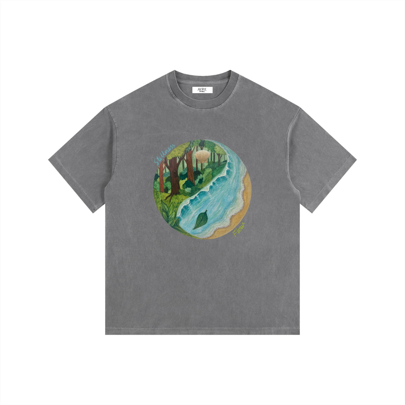 STILLNESS & FLOW - Vintage Wash Relaxed Drop Shoulder