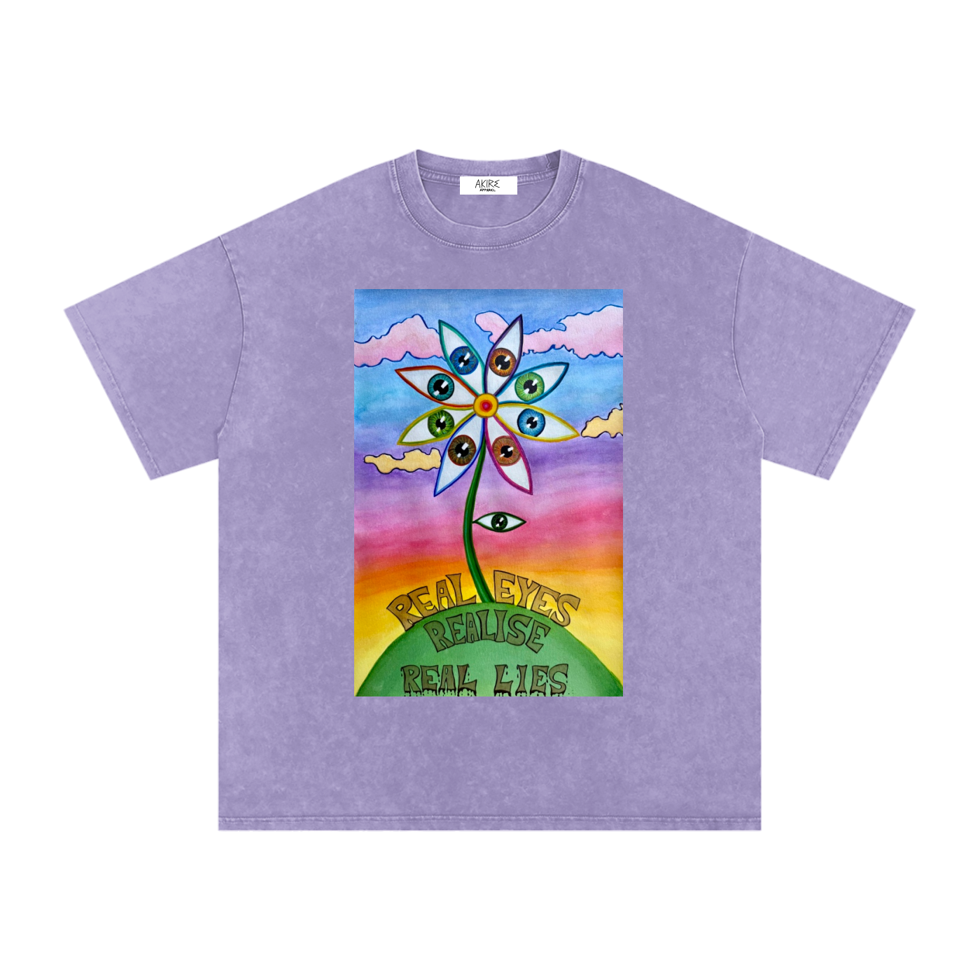 Real Eyes - Snow Wash/Oversized