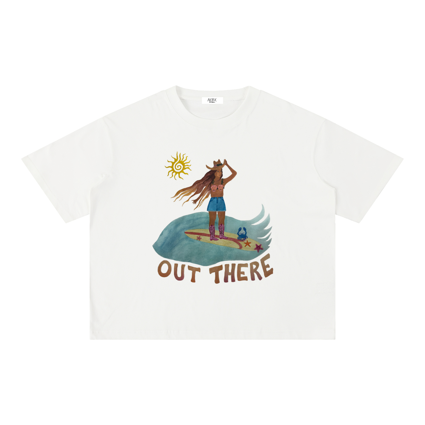 OUT THERE - Mineral Wash Boxy Thick