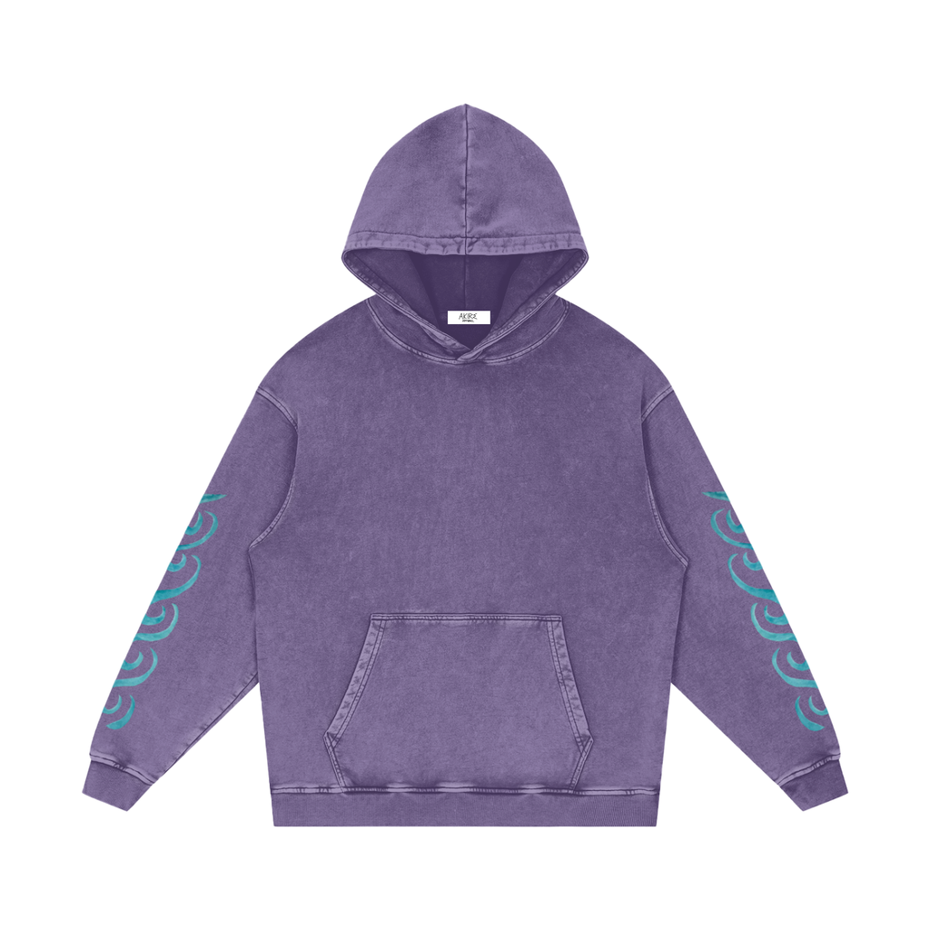 MER - Heavyweight Snow Washed Loose Hoodie