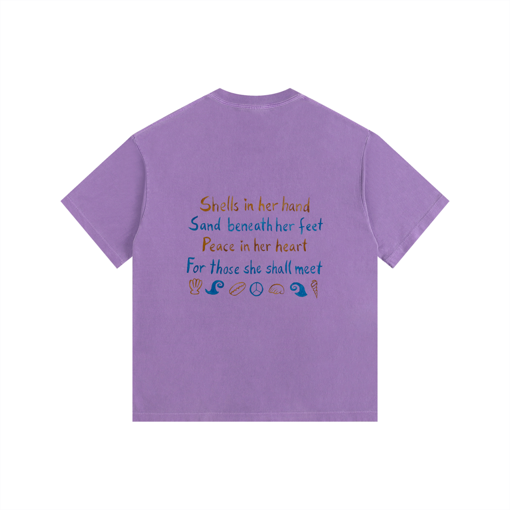 SHELL POEM - Vintage Wash Relaxed Drop Shoulder