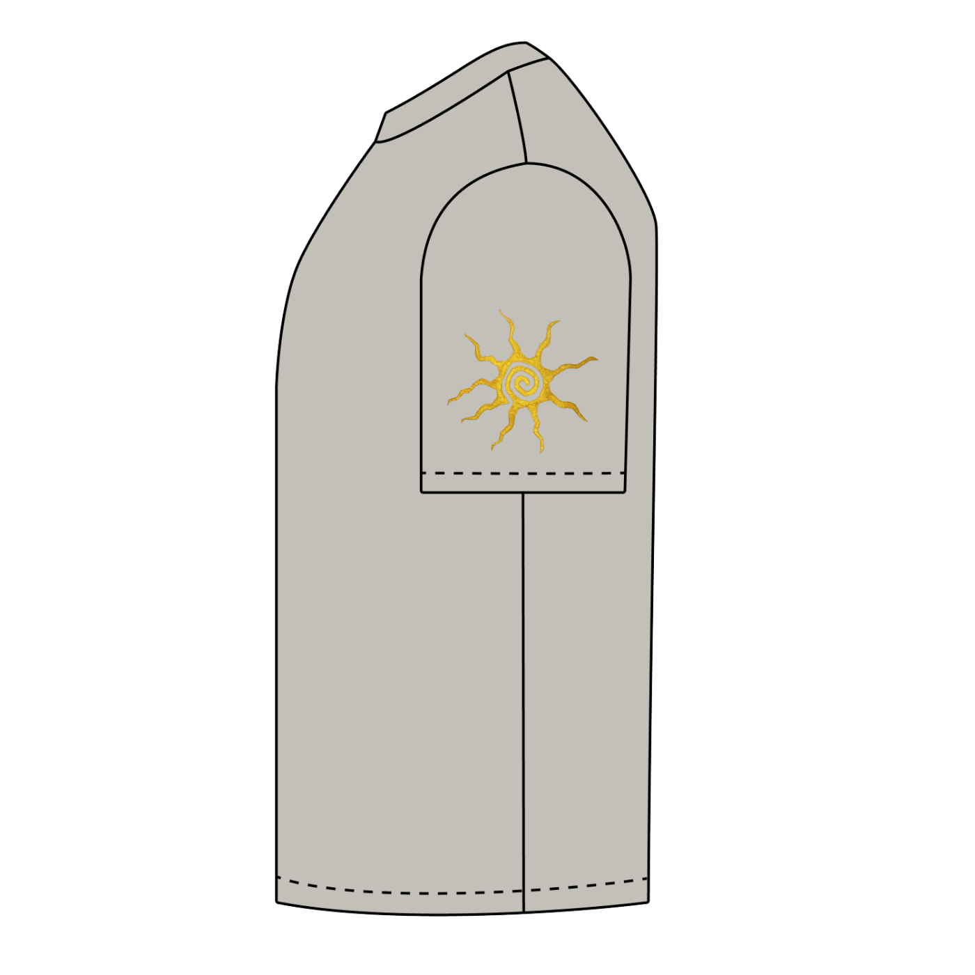 Solar Tude - Sleeve Print/Thick