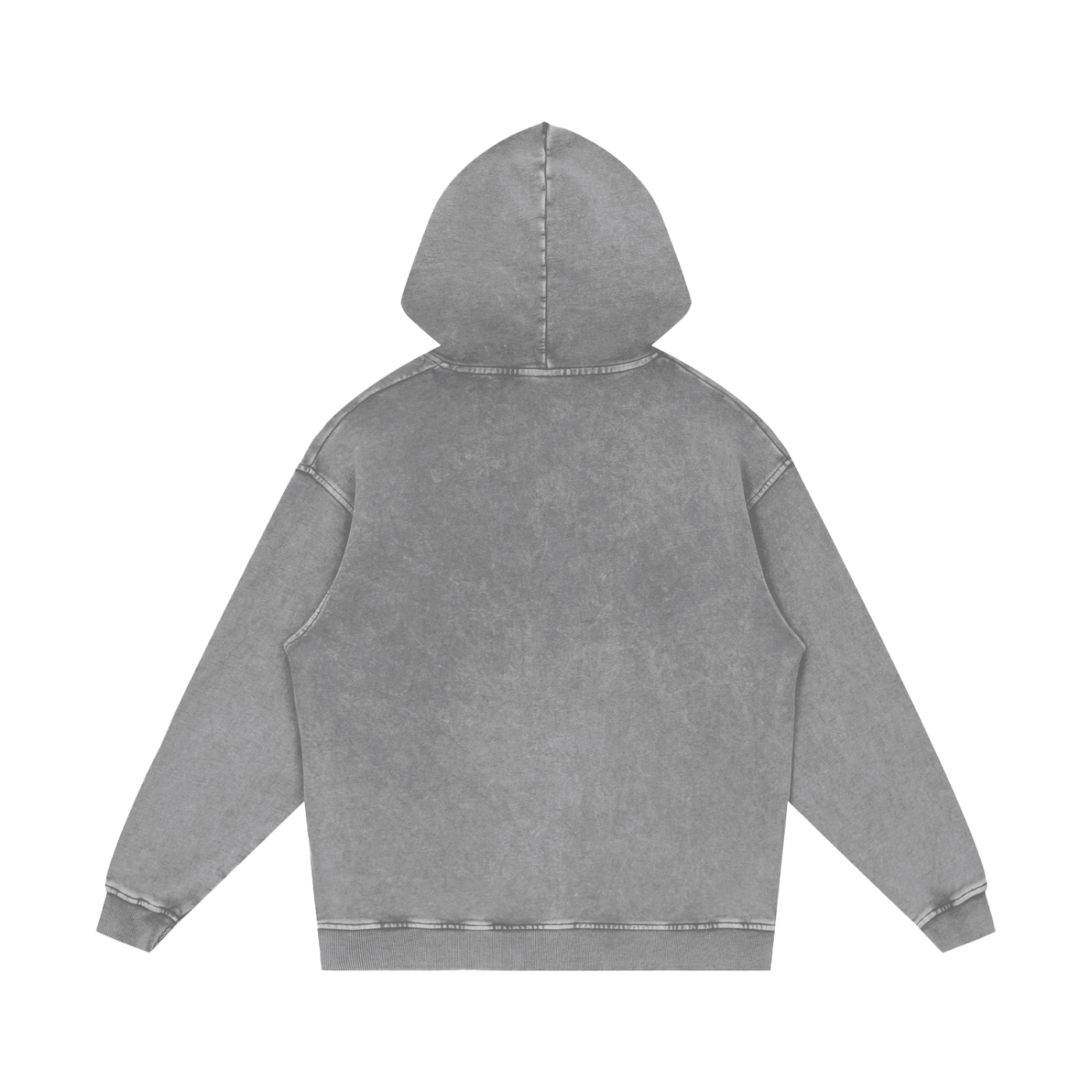 MUD HUNTER - Heavyweight Snow Washed Loose Hoodie