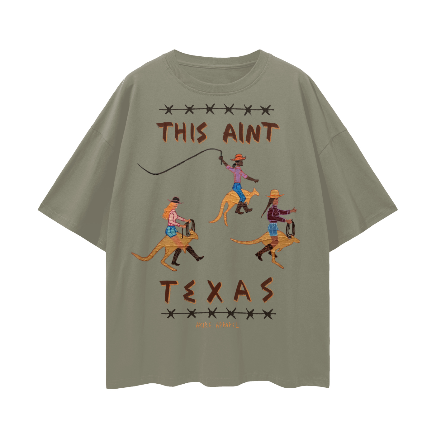 This Ain’t Texas - Oversize Deep Drop Shoulder