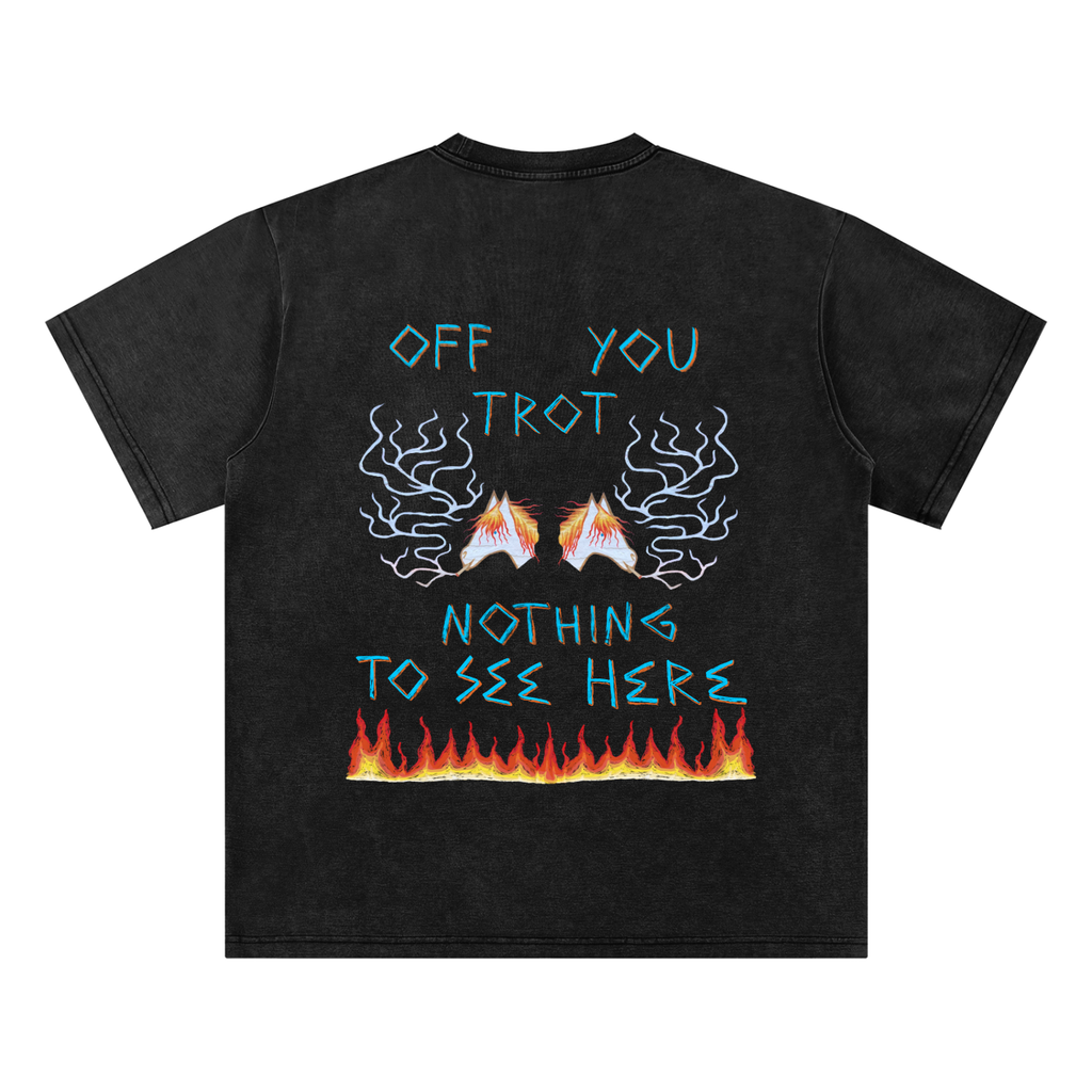 Get Off Your High Horse - Bamboo Slub/Snow Wash