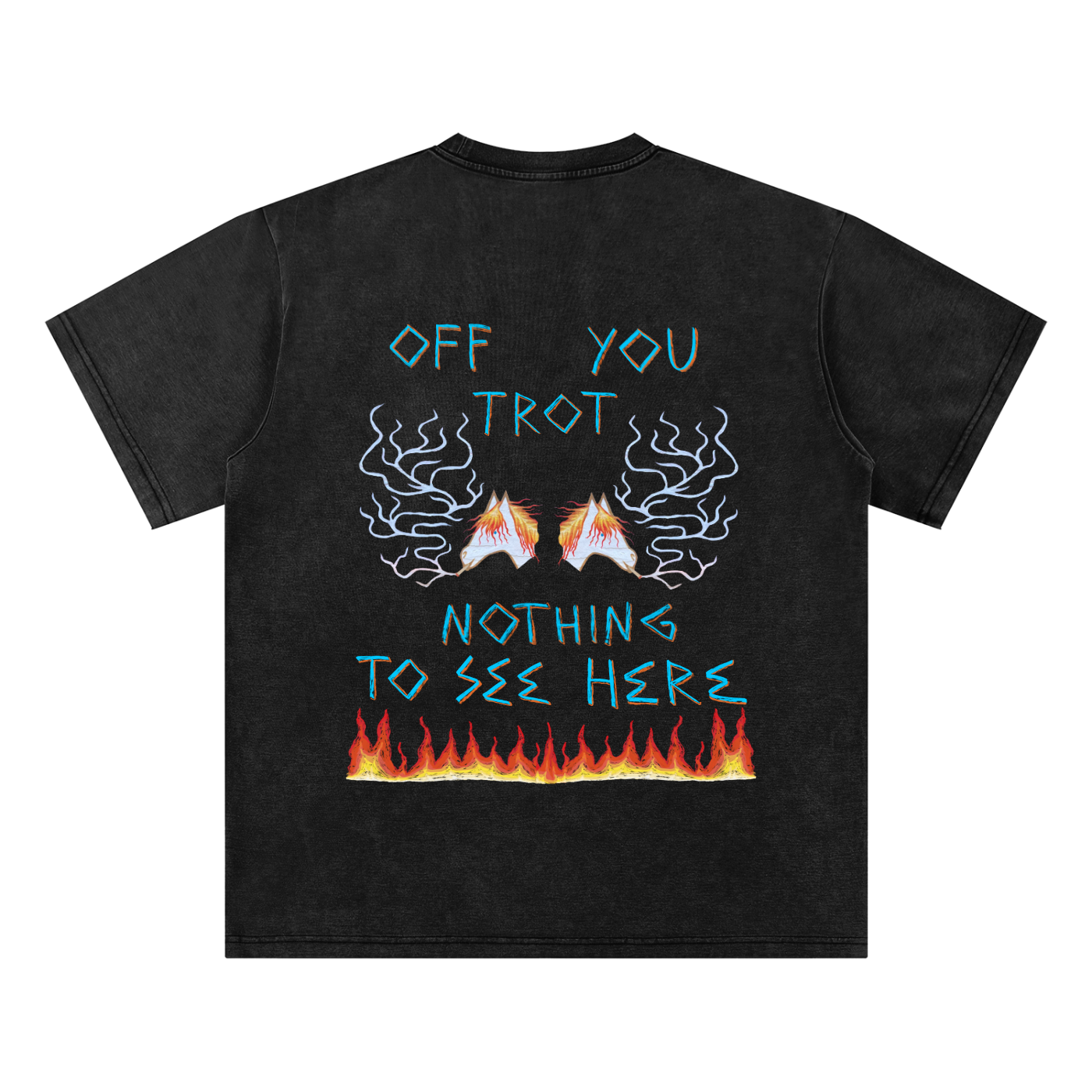 Get Off Your High Horse - Bamboo Slub/Snow Wash