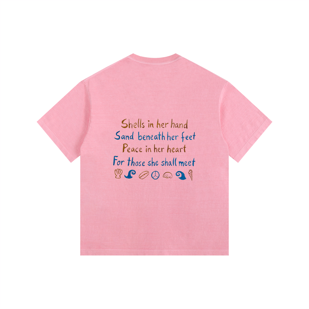 SHELL POEM - Vintage Wash Relaxed Drop Shoulder