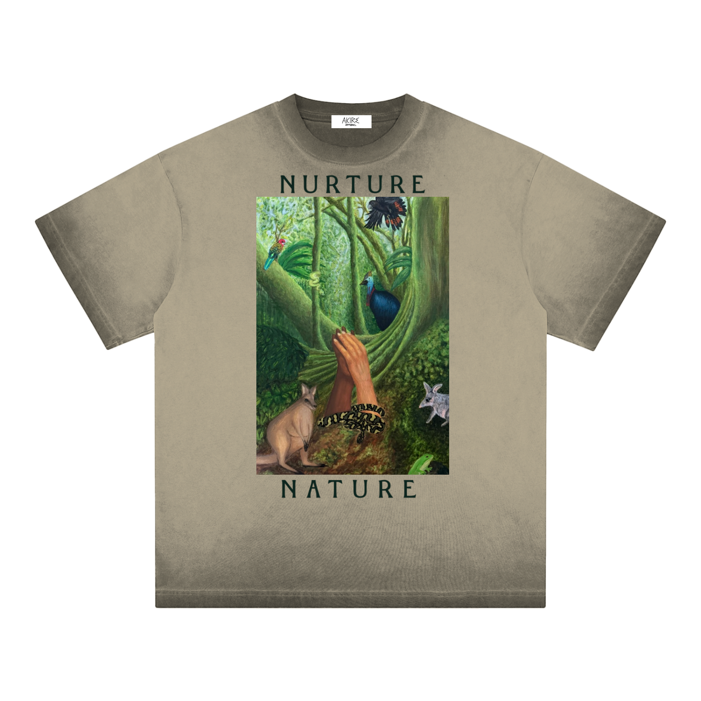 Nurture Nature - Reverse Dyed/Oversized