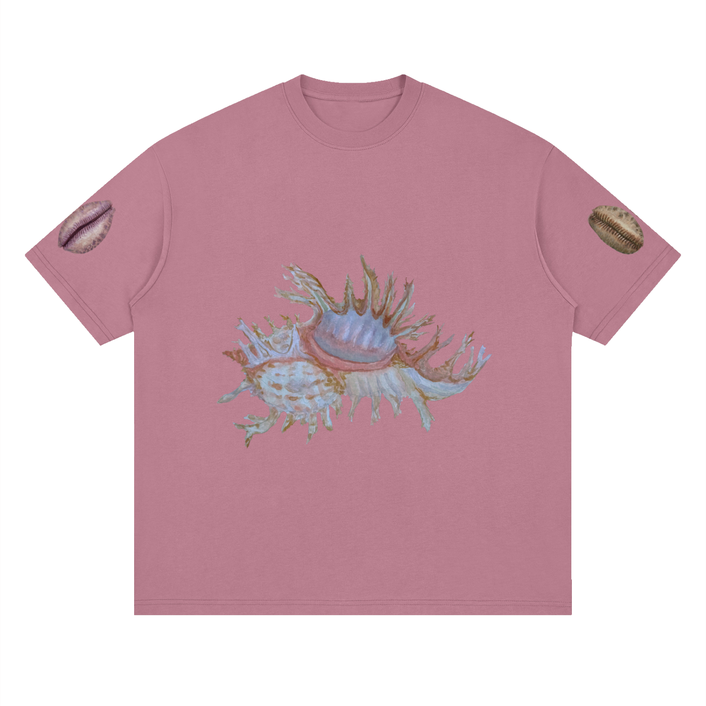 SHELLS - Deep Drop Shoulder Printed Sleeve