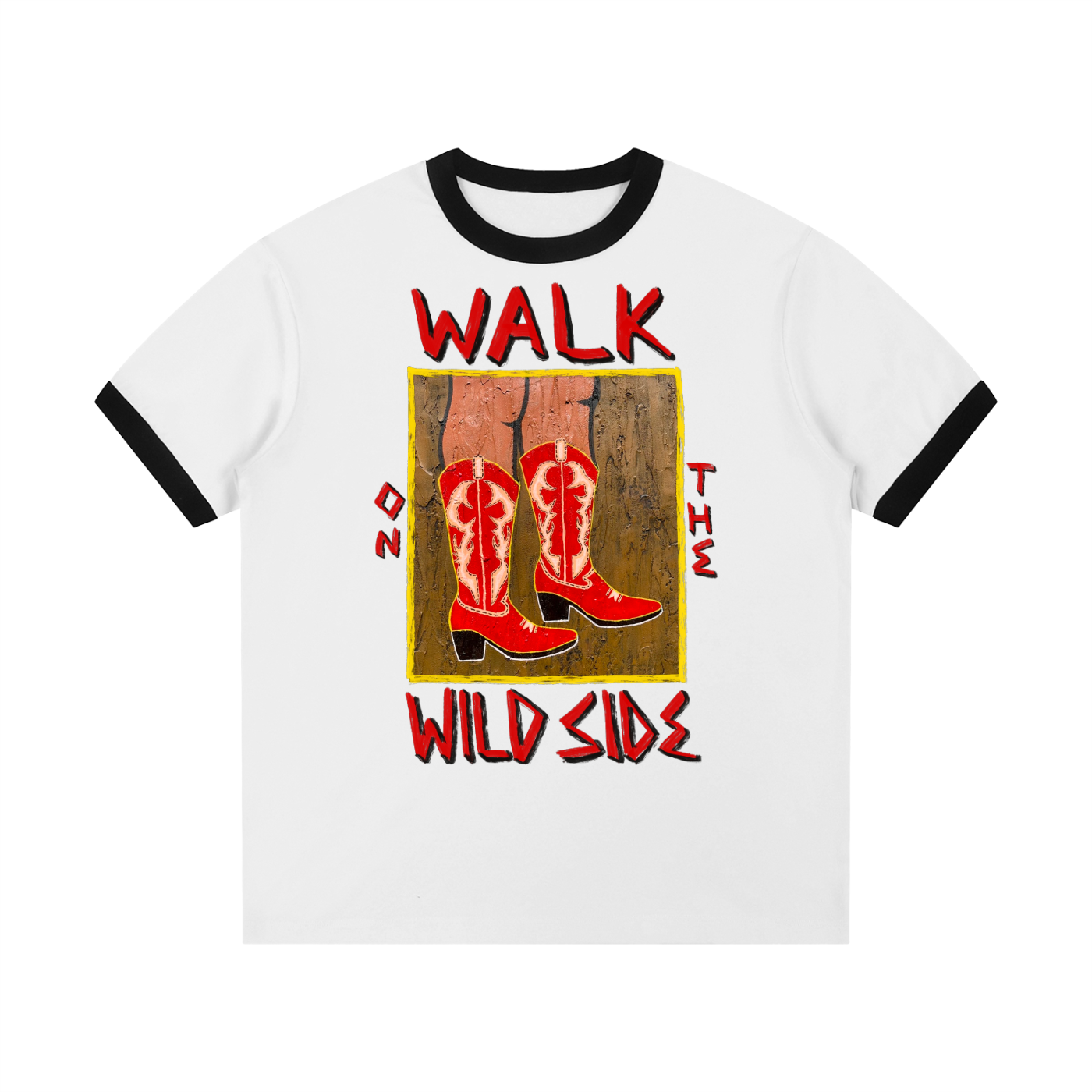 Walk On The Wild Side - Contrast Crewneck