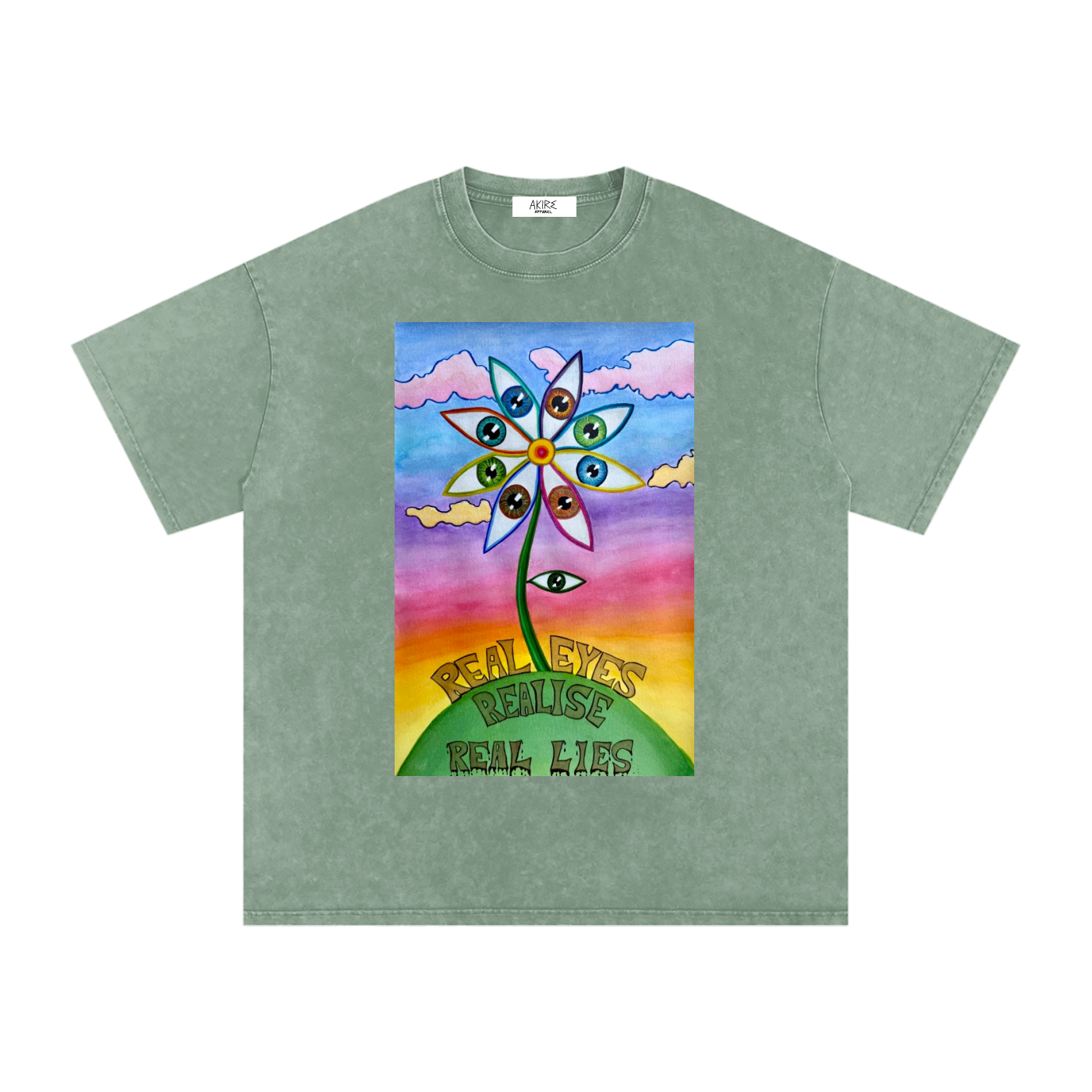 Real Eyes - Snow Wash/Oversized