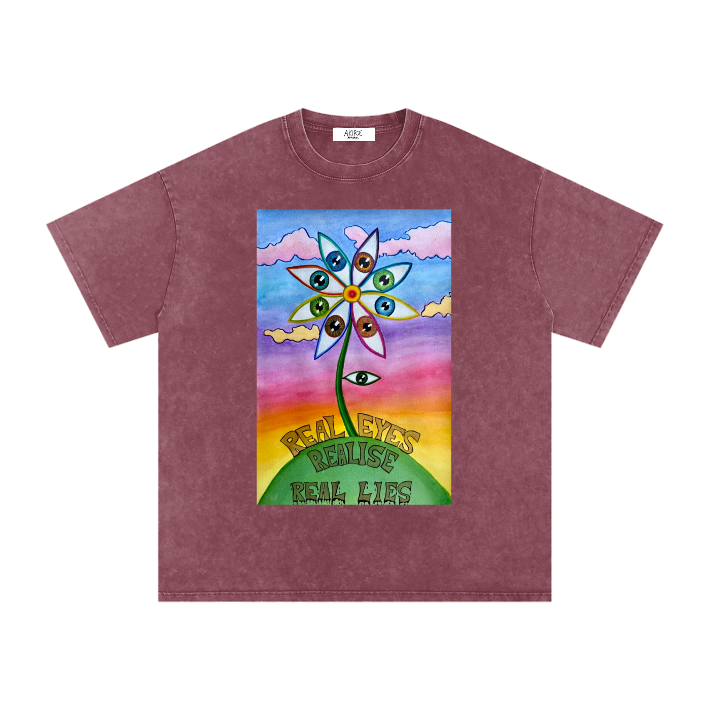 Real Eyes - Snow Wash/Oversized