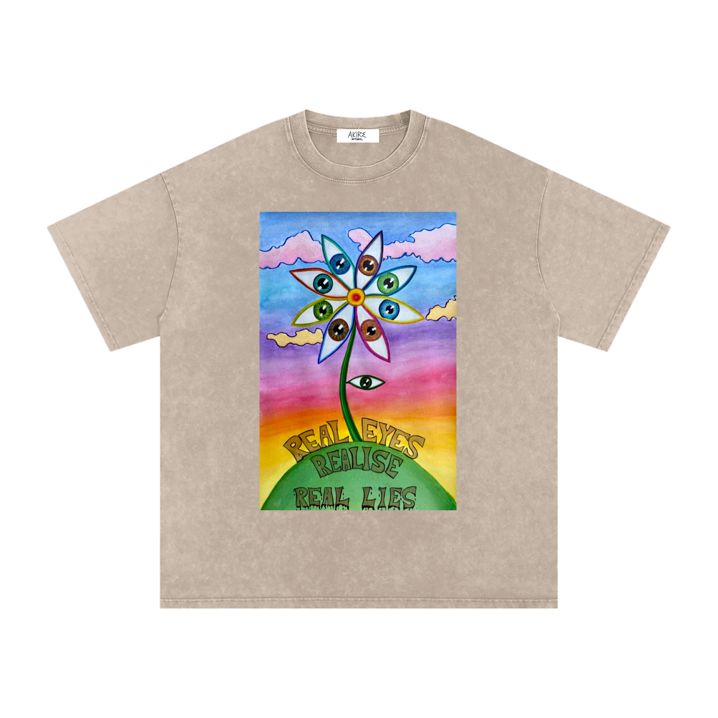 Real Eyes - Snow Wash/Oversized