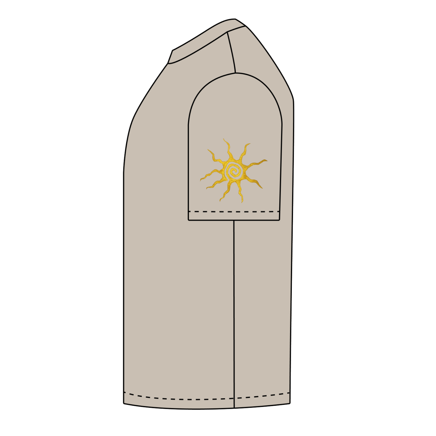 Solar Tude - Sleeve Print/Thick