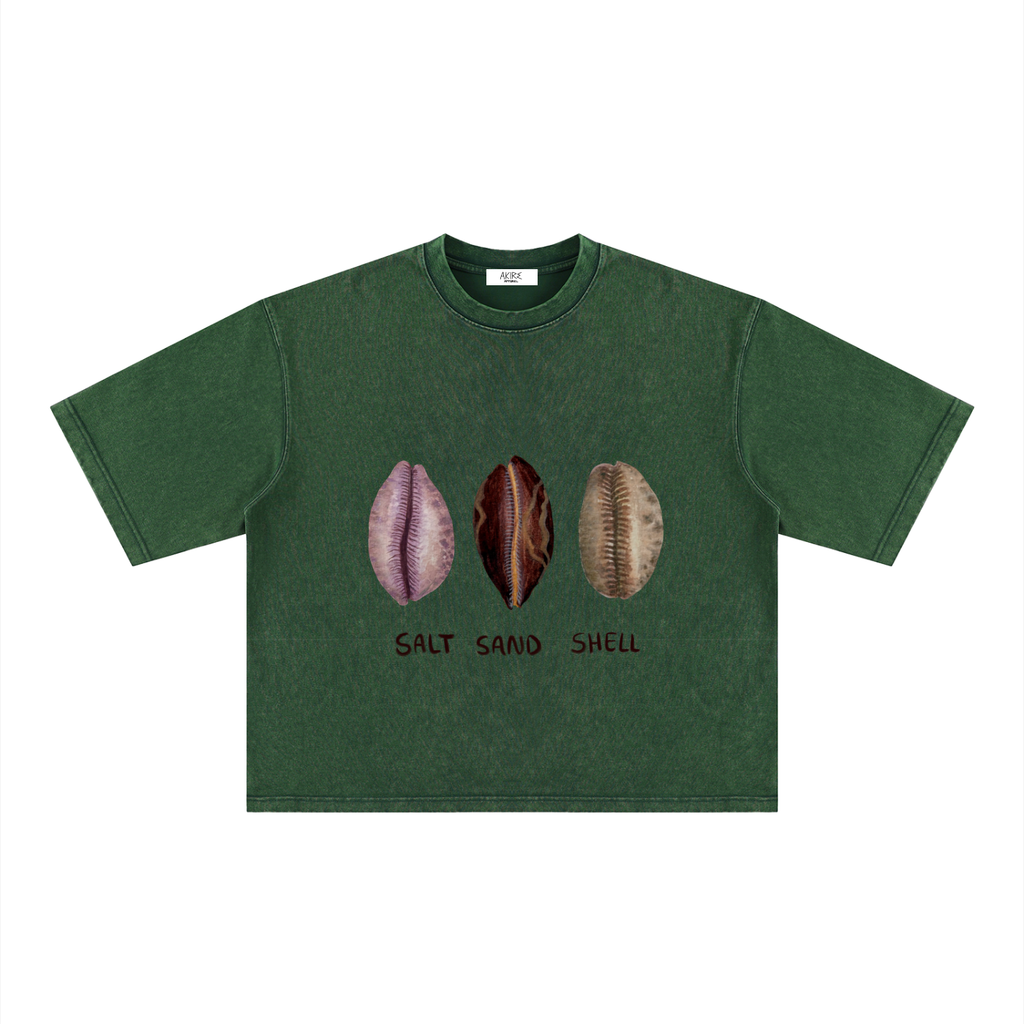 COWRIE - Mineral Wash Boxy Heavyweight