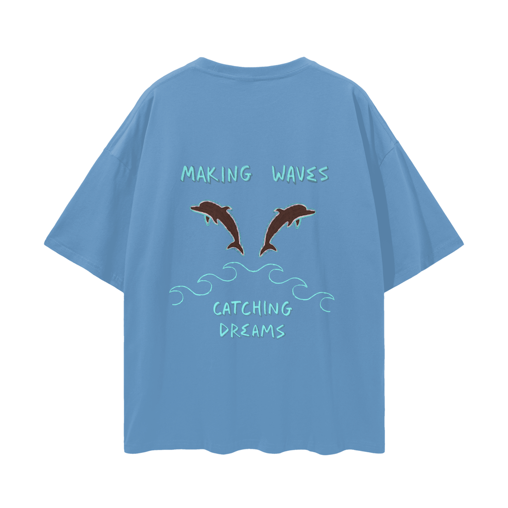 Gone Fishing - Oversize Deep Drop Shoulder