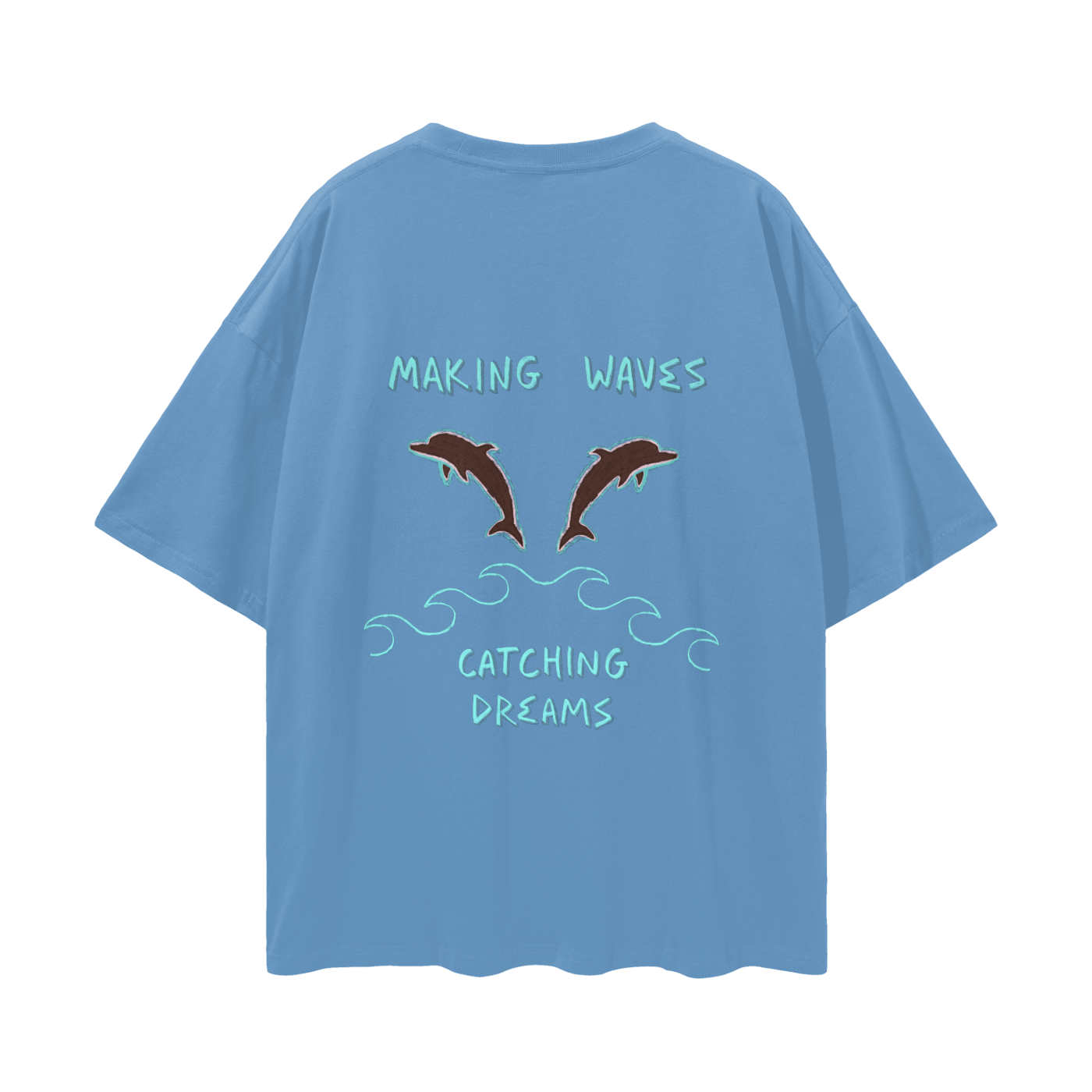 Gone Fishing - Oversize Deep Drop Shoulder